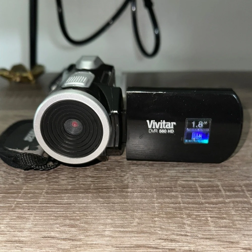 Vivitar Black and Silver Video Camera Equipment - Picture 3 of 4